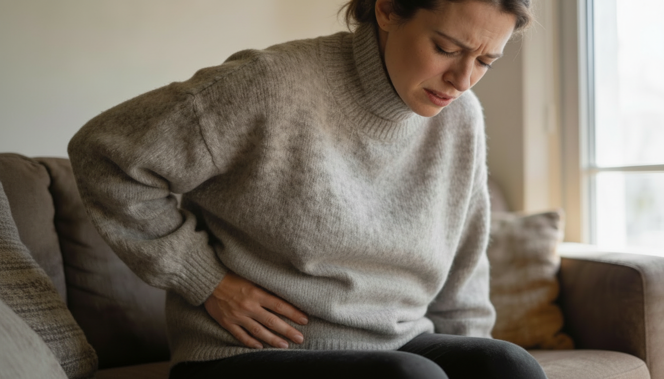 femme atteinte du syndrome du colon irritable